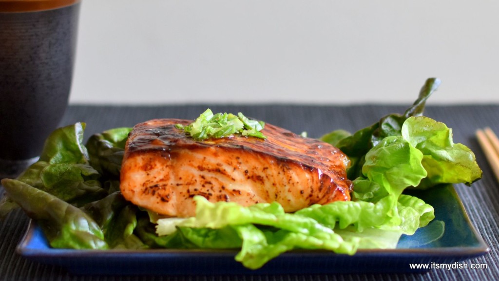 miso-salmon - side view