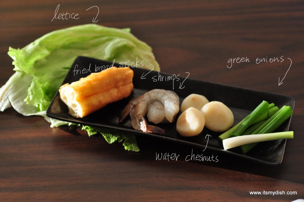 shrimp lettuce wrap-ingredients
