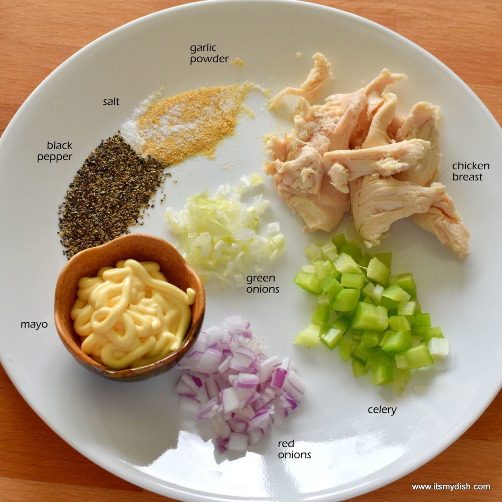 chicke salad - ingredients