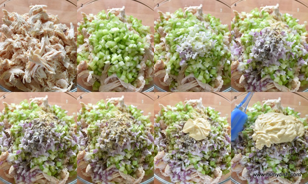 chicke salad - process