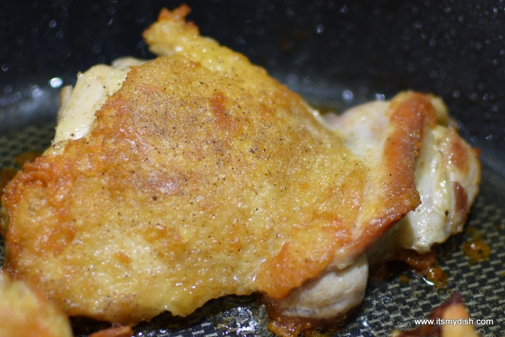 ponzu-chicken - cooked