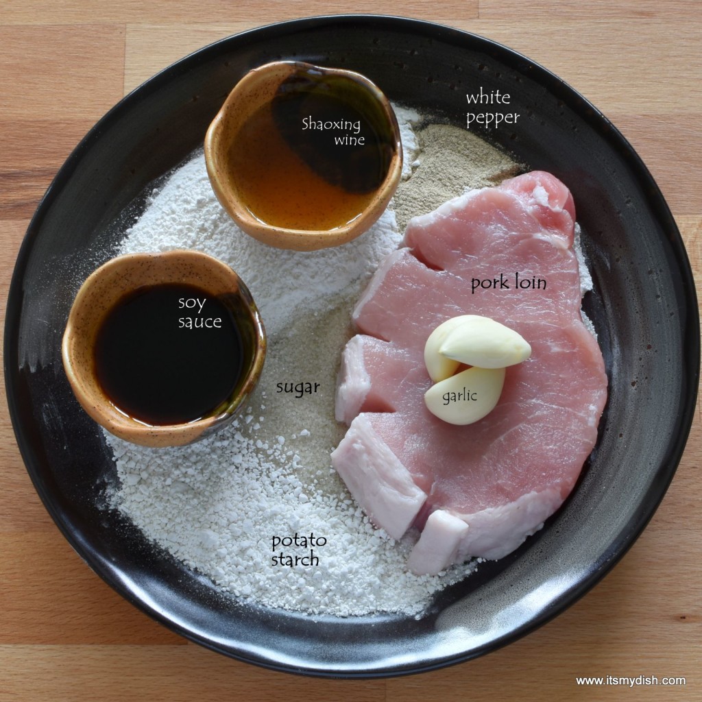 pork chop - ingredients
