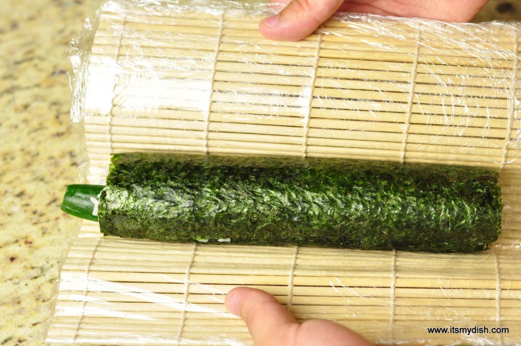 how to make sushi rolls - end product