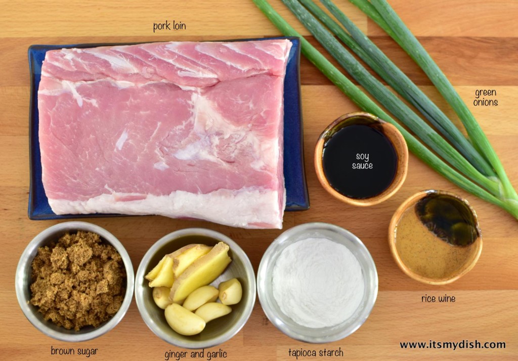 taiwanese pork chop - ingredients