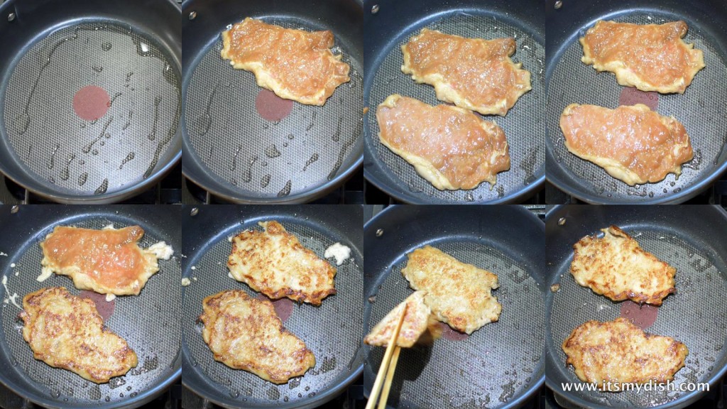 taiwanese pork chop - pan-fry