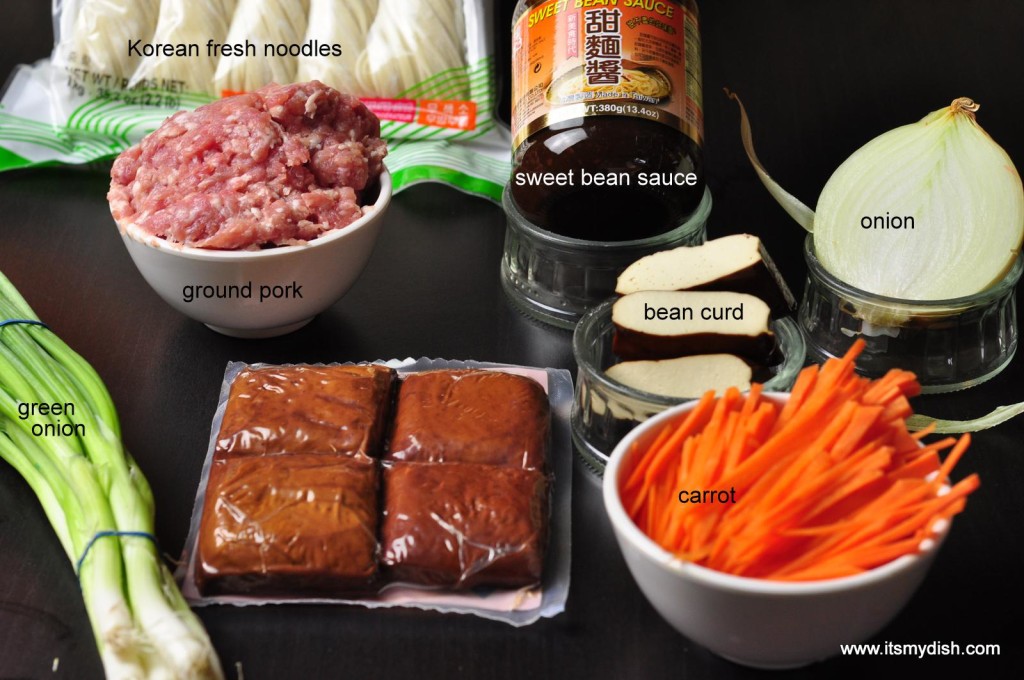 Zha Jian Mien-ingredient