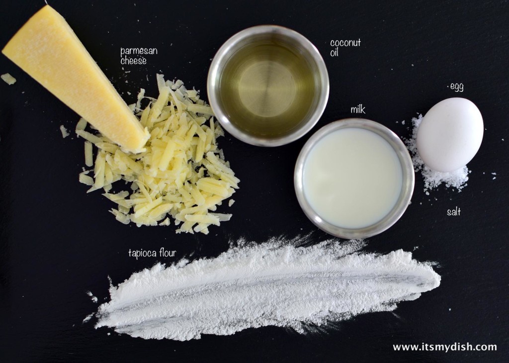 brazilian cheese bread - ingredients