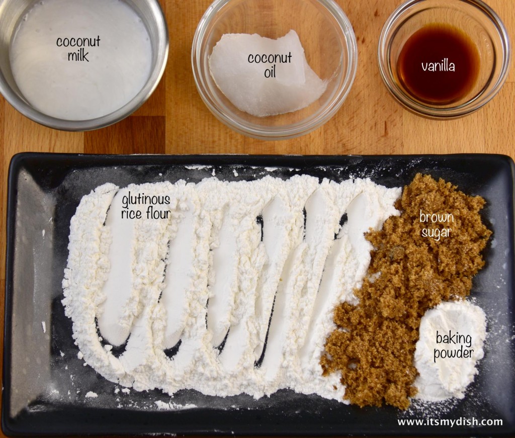 baked rice cake - ingredients