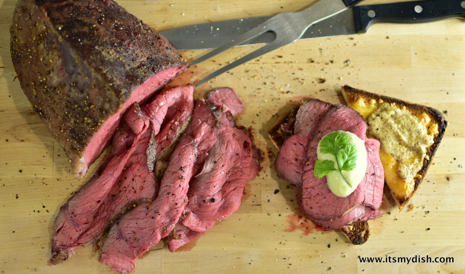 long roast beef knife cutting