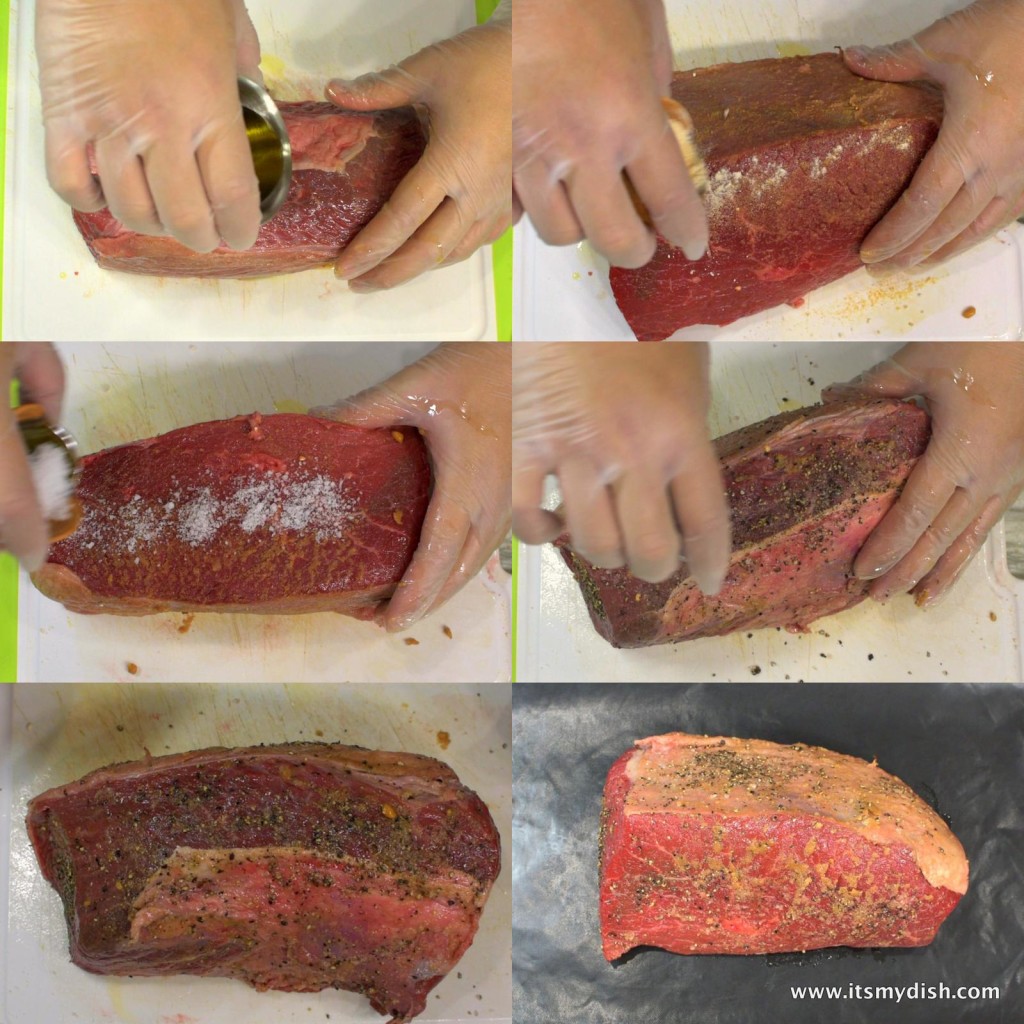 deli roast beef - process