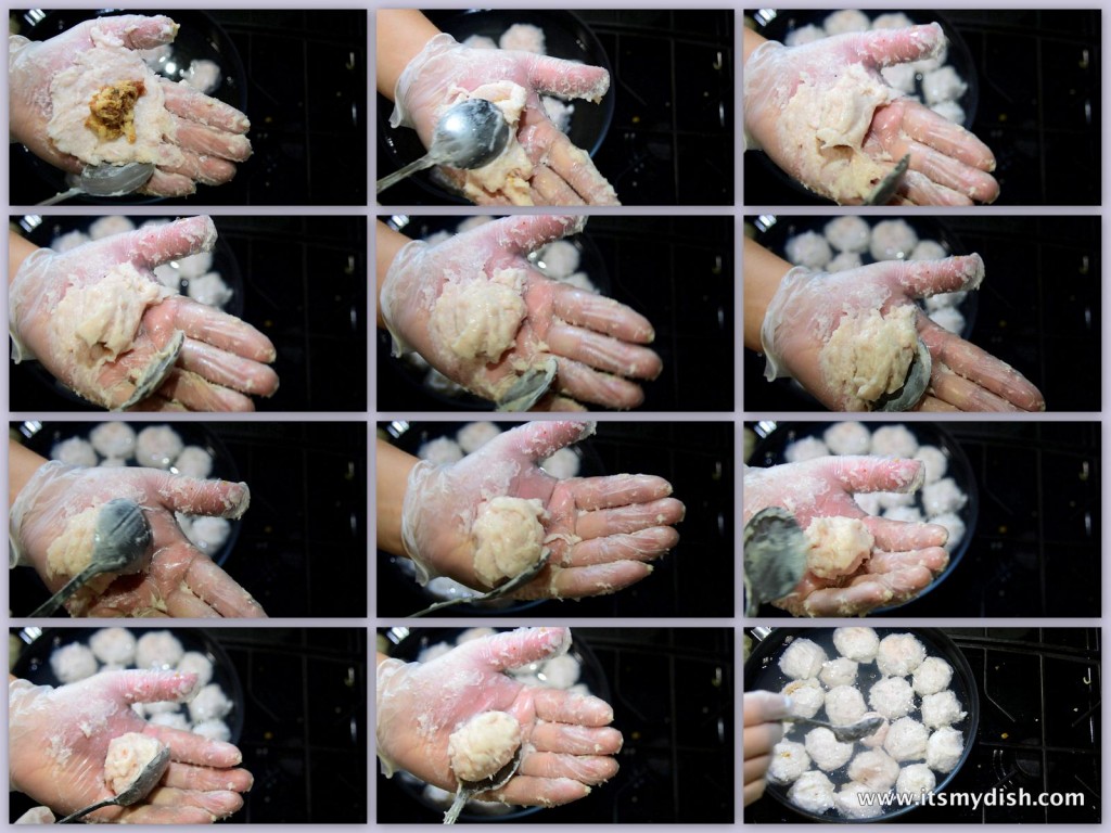 fuzhou fish balls - forming-process