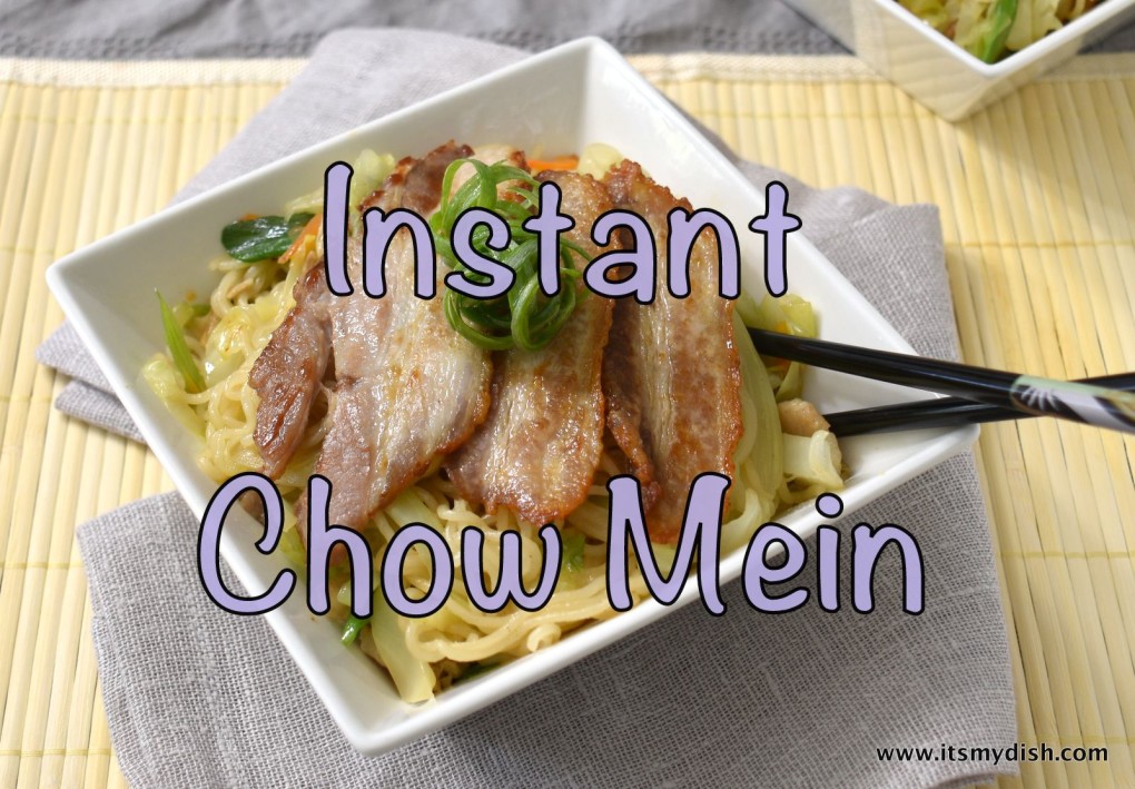 instant chow mein - title
