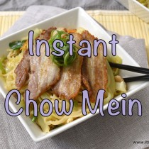 instant chow mein - title