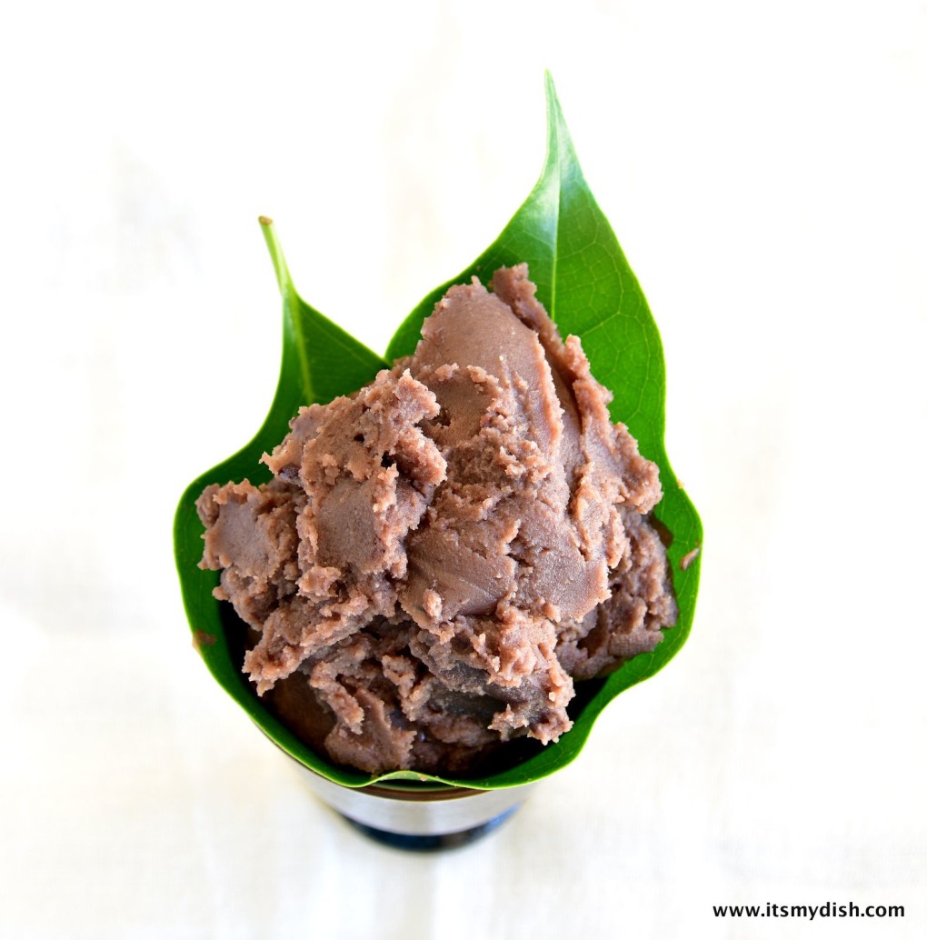 red bean paste - top