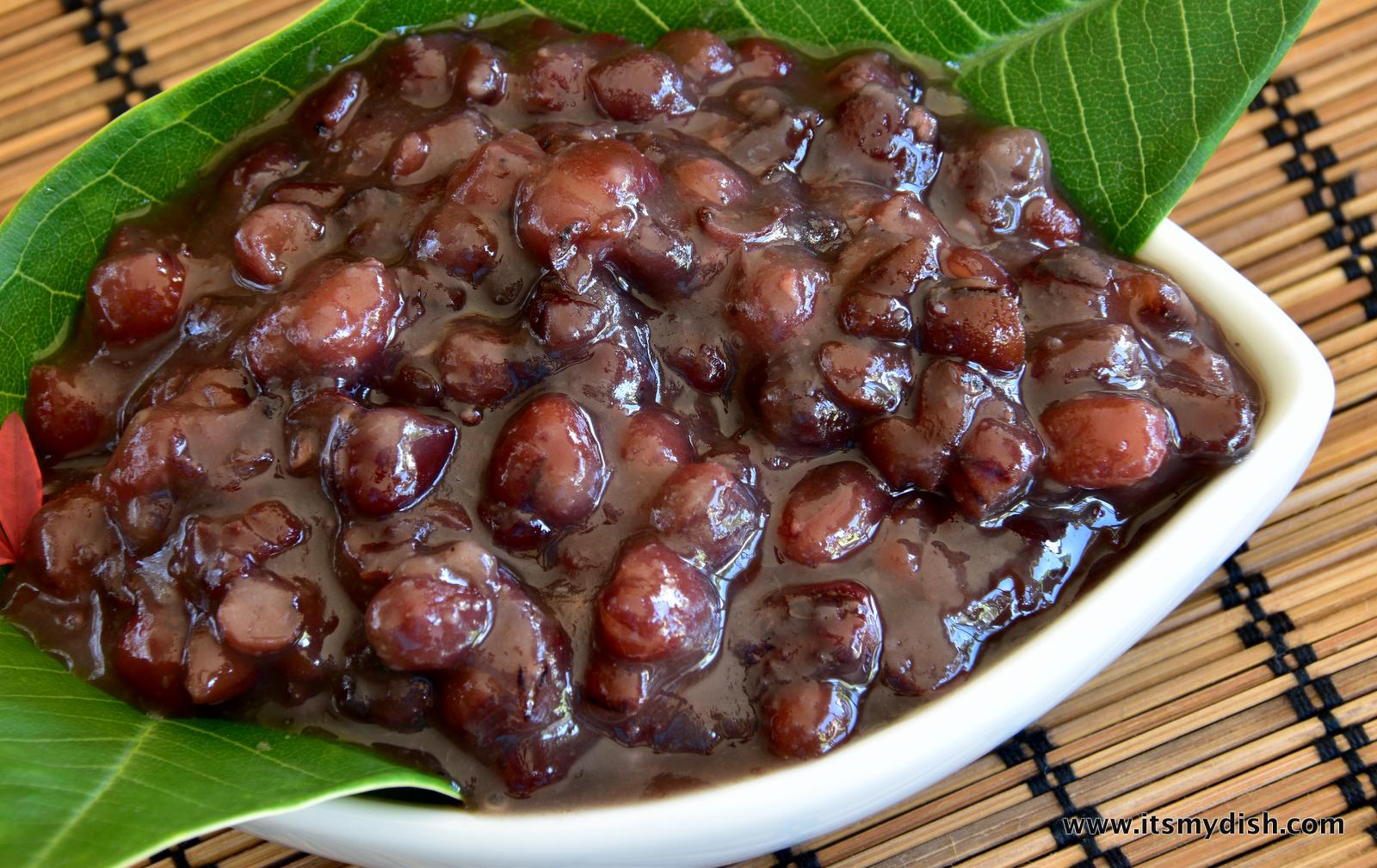 Kunstneriske fraktion Såkaldte Sweetened Red Bean (蜜紅豆) - It's My Dish